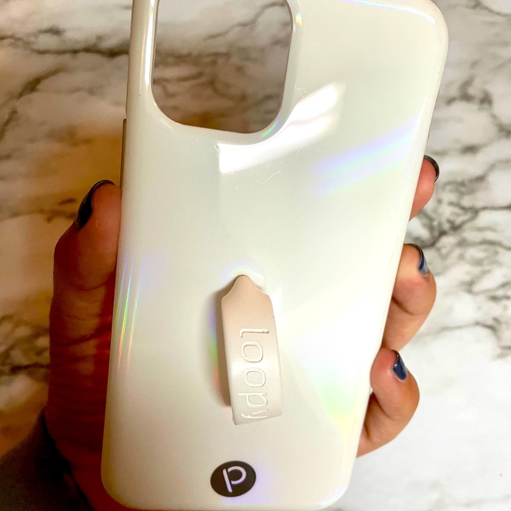 iPhone 11pro Opal loopy case. $20 is the lowest.